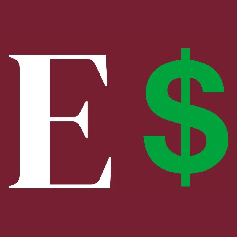 Buchstabe E Dollar