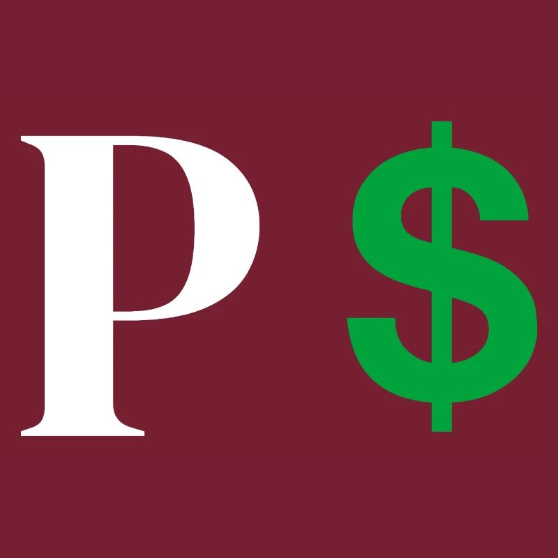 Buchstabe p Dollar