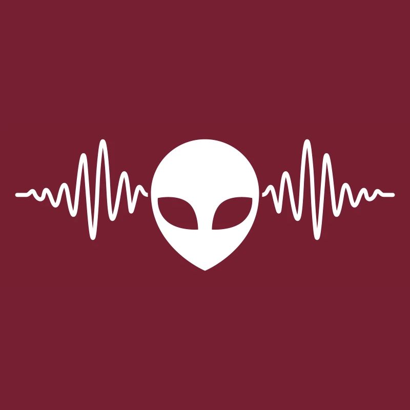 Frequenz Puls Alien Kopf