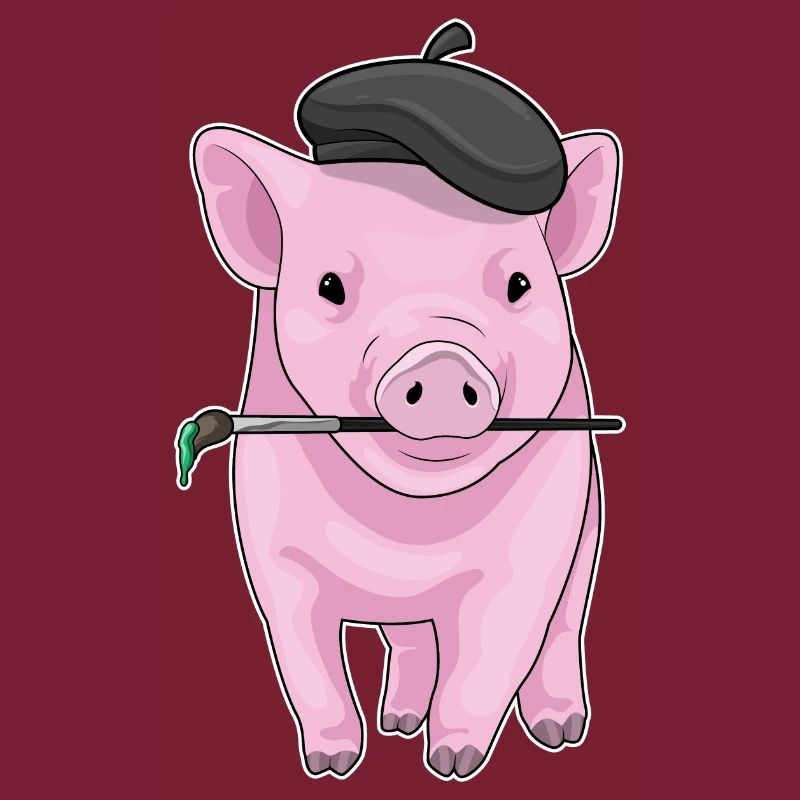 Pig Painter Brush