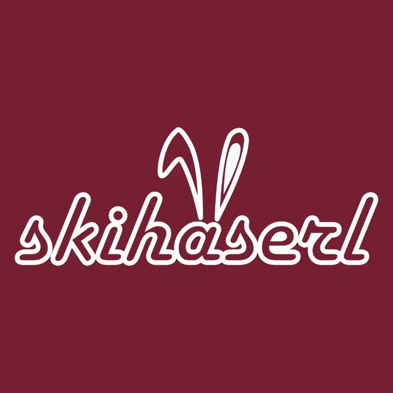 Skihaserl Skihase Skifahren Geschenk Geschenkidee
