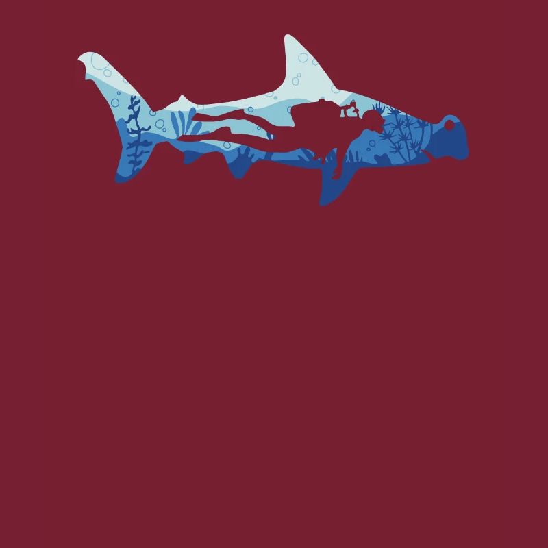 Plongeurs requins-marteaux