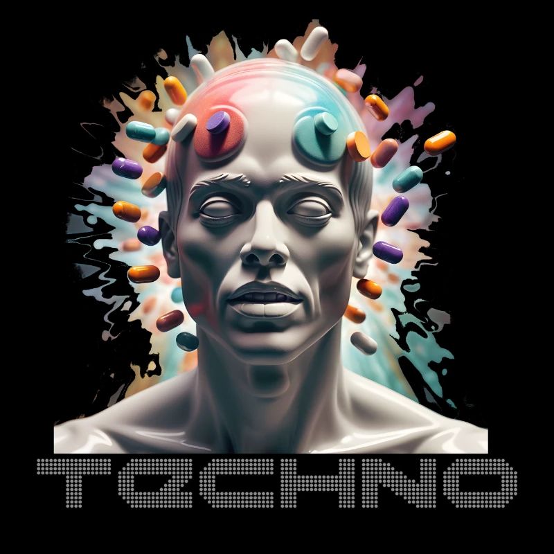 Techno Drogen Geschenk Geschenkidee