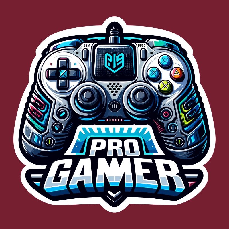 Pro Gamer - Controller Illustration
