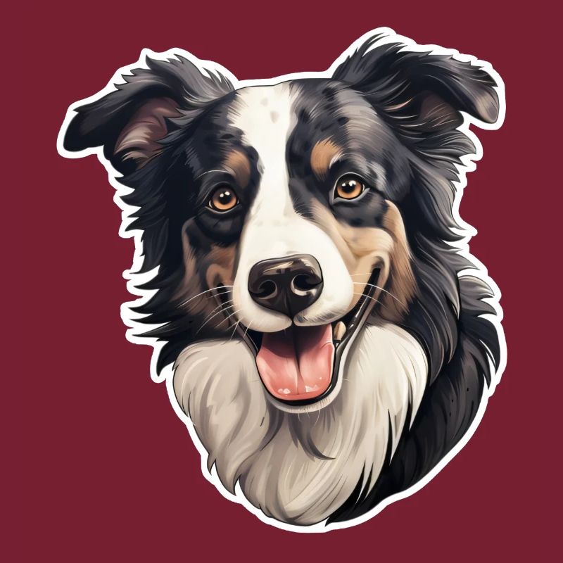 Border Collie Head