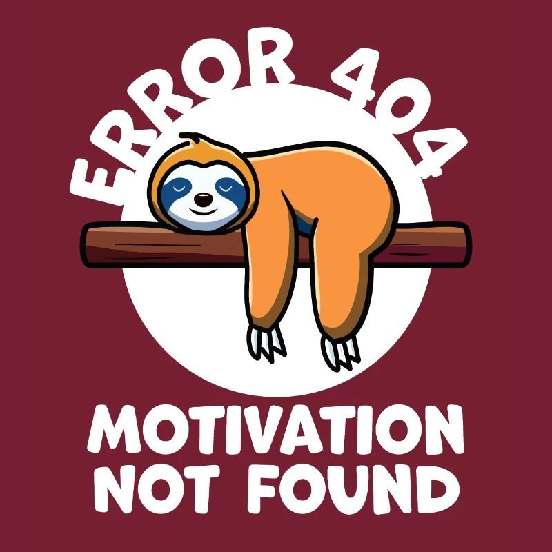 Faultier - Error 404 motivation not found