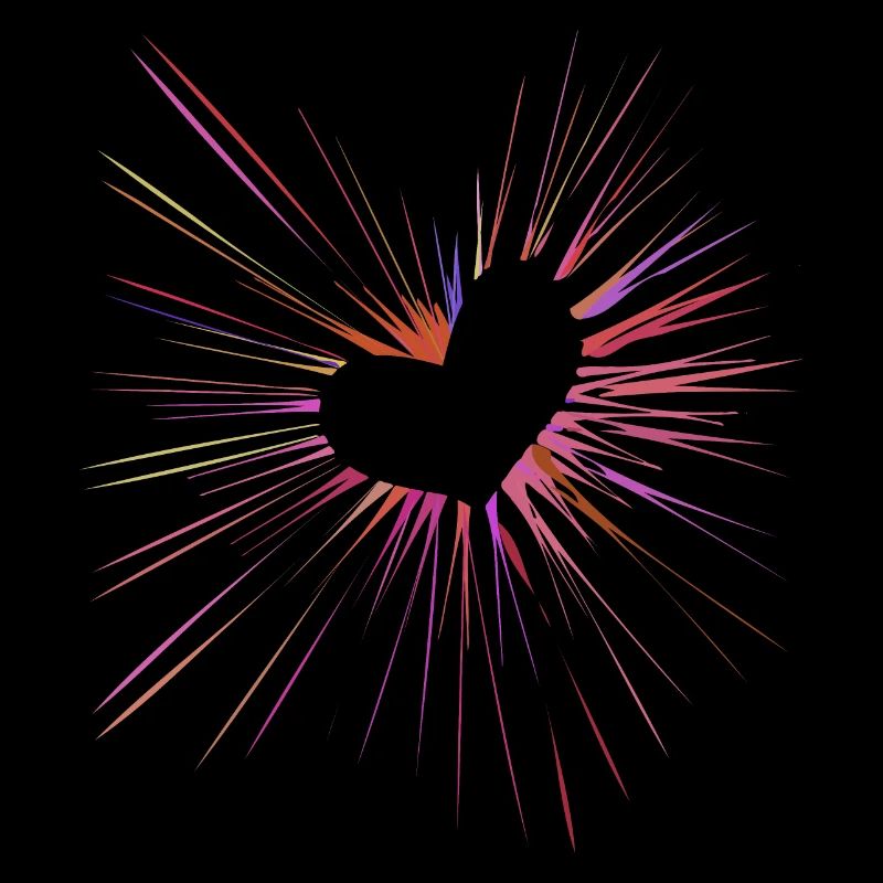 Supernova-Herz - Explosion der Farbe