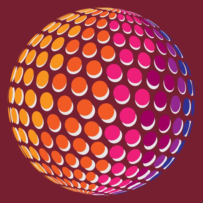 Dotted Rainbow Sphere