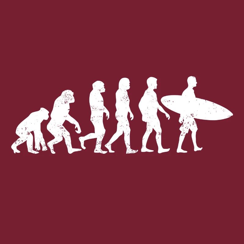 Surfer evolution surfing surfen geschenk welle