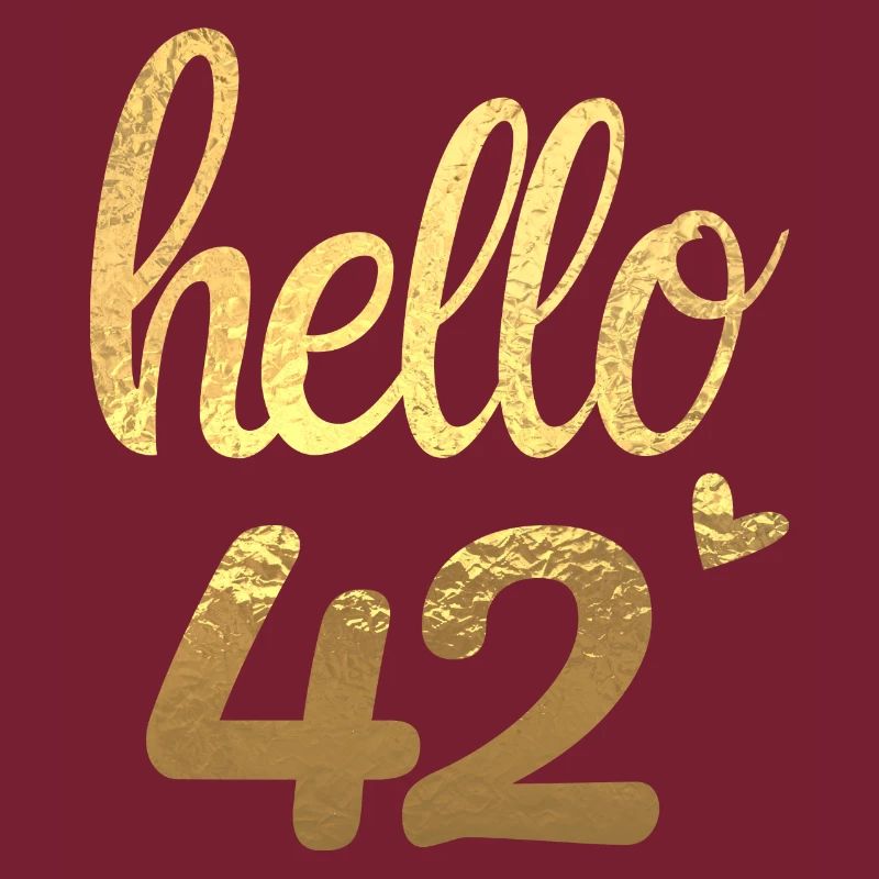 Hello 42 doré
