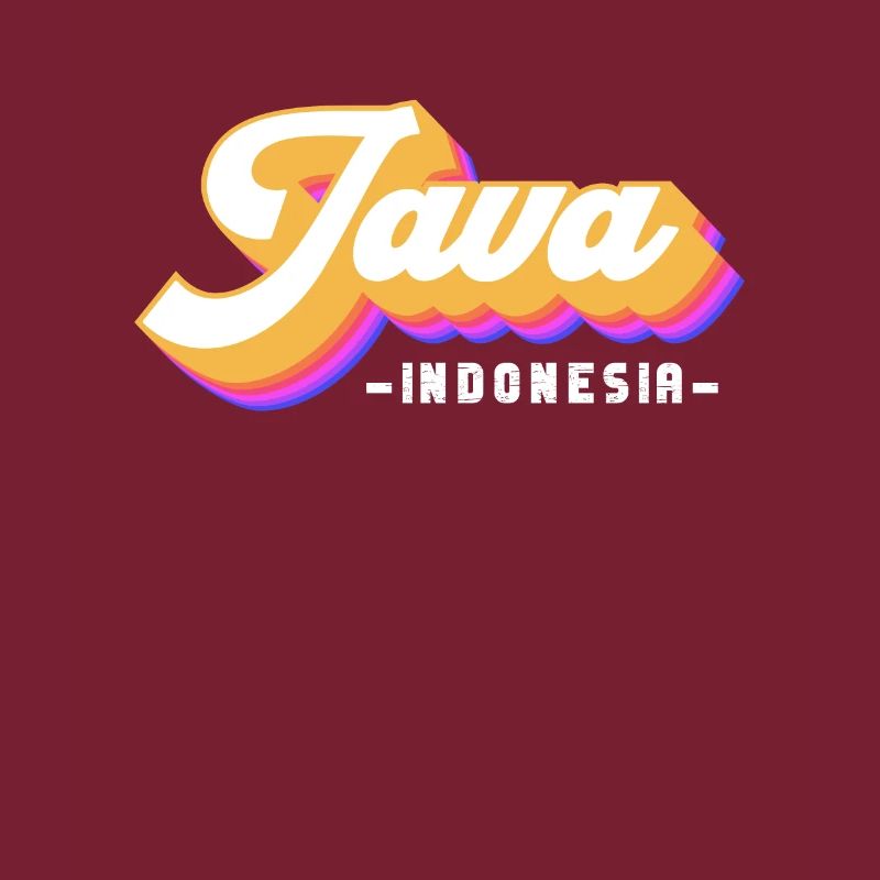 Vintage Urlaub Reise Indonesien Java