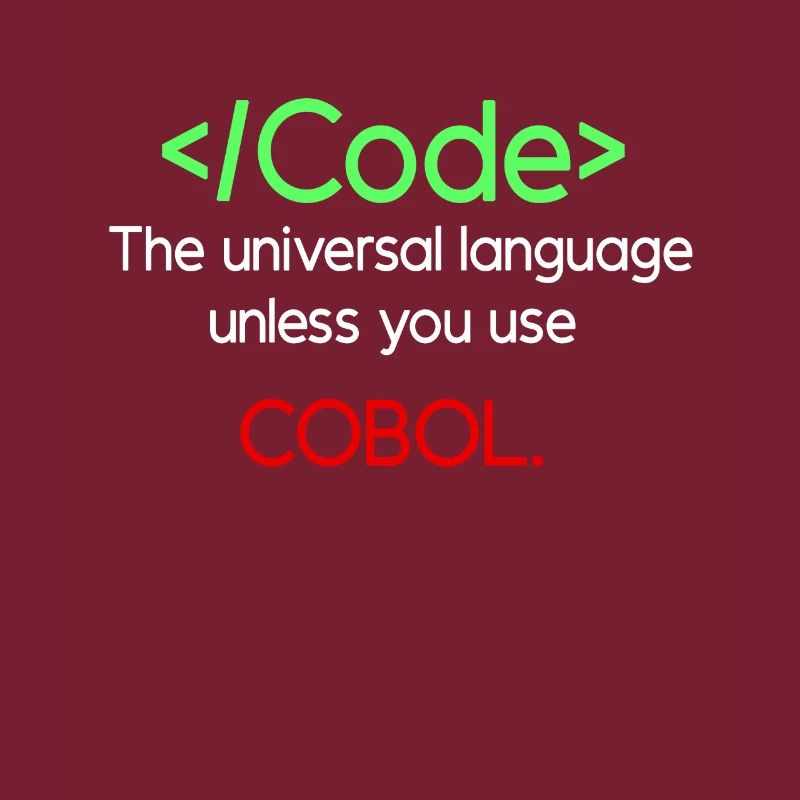 Lustiges Cobol Code Design