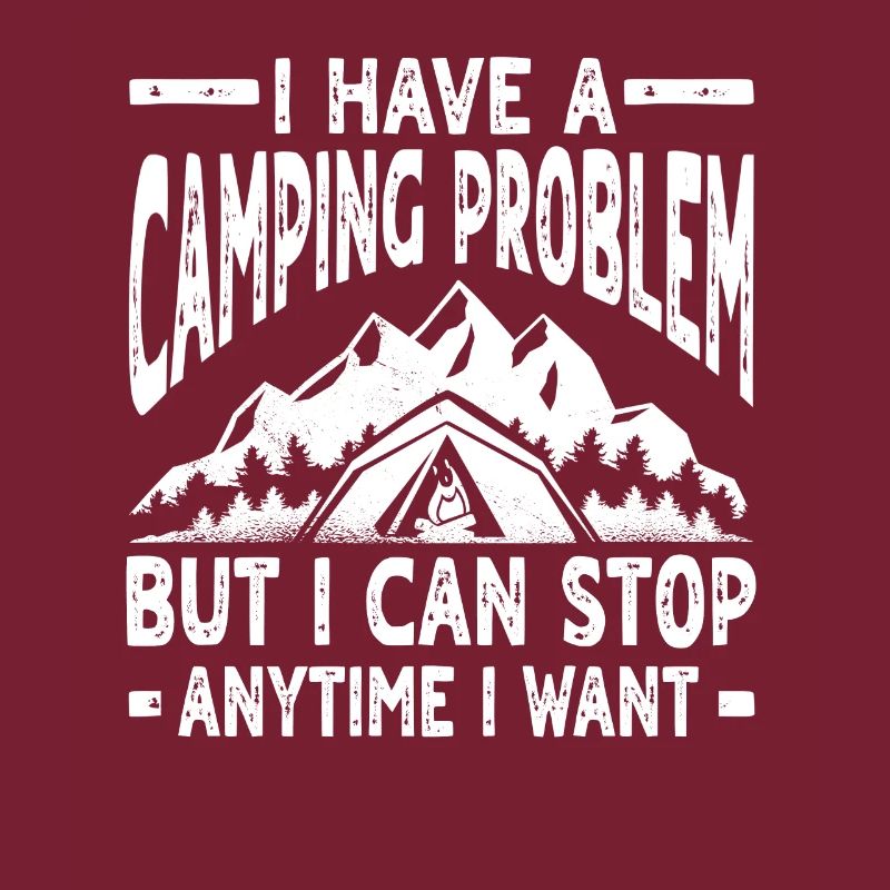Lustiges Camping Problem Design
