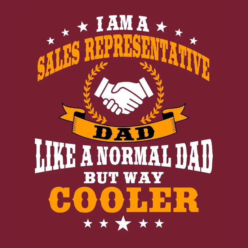 Lustiger Vertriebsmitarbeiter Papa