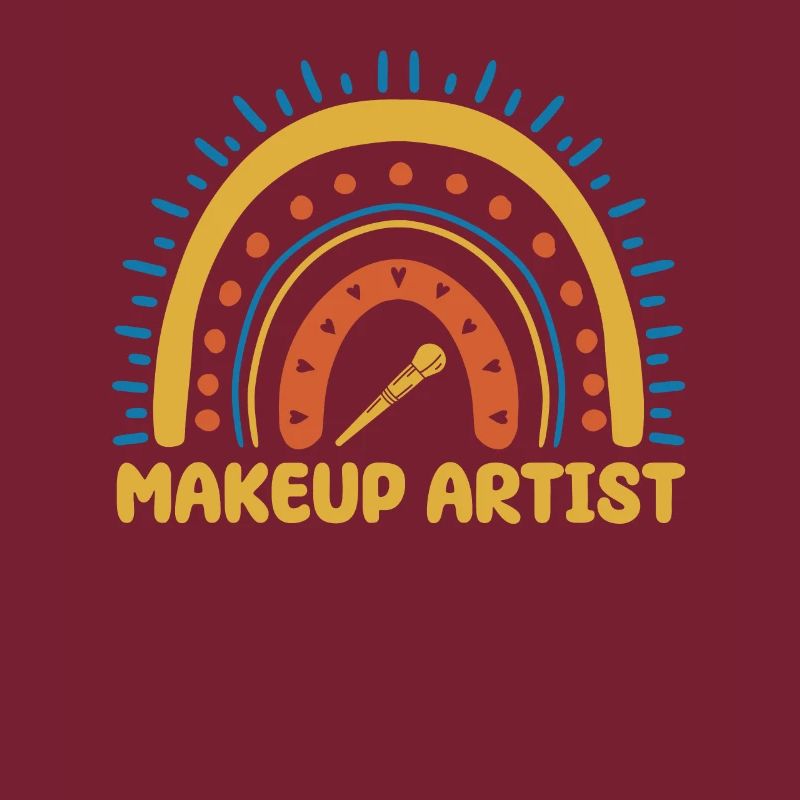 Maskenbildner Boho Regenbogen Make Up