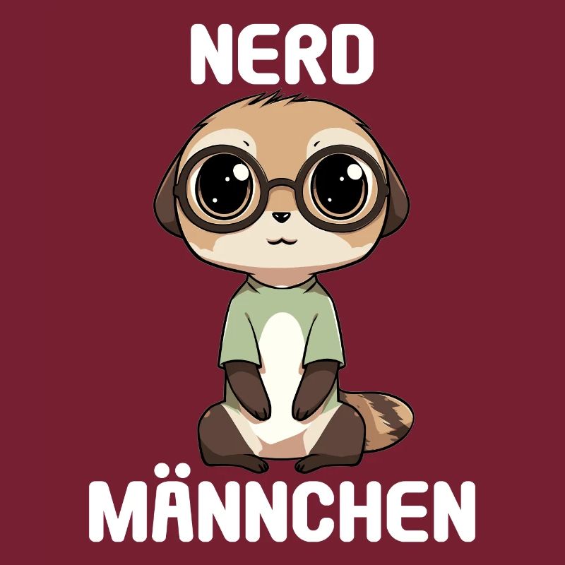 Nerdmännchen Junge Jungen Erdmännchen Nerdy Nerd