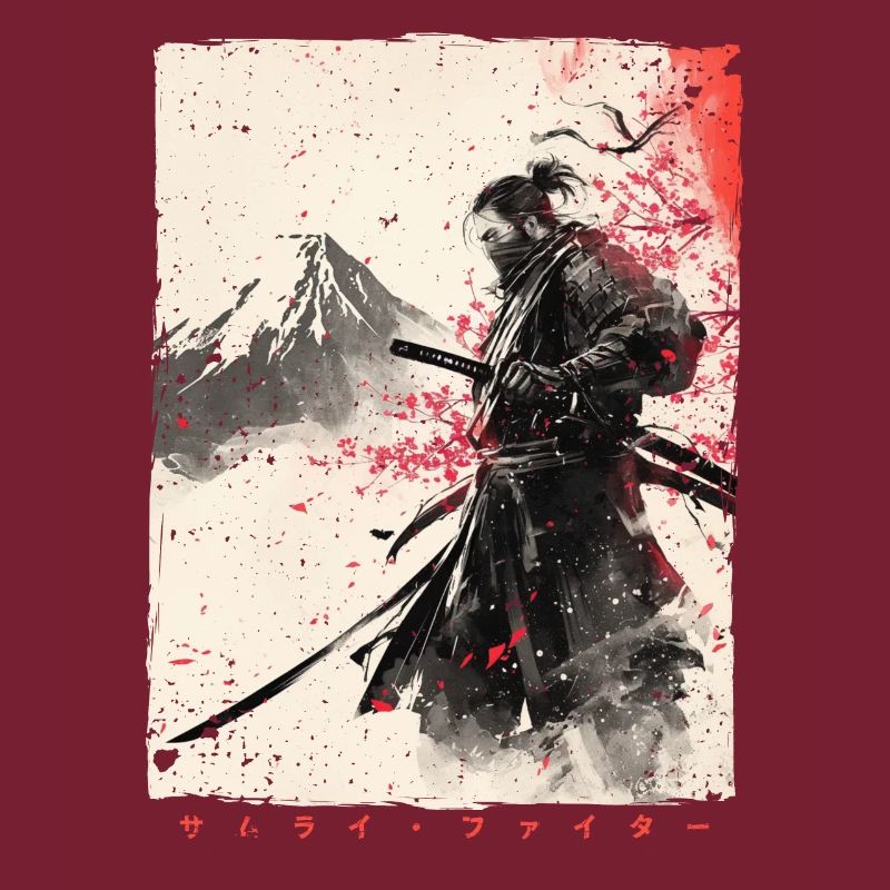 Samurai Fighter - Japanese Ukiyo-e Artwork