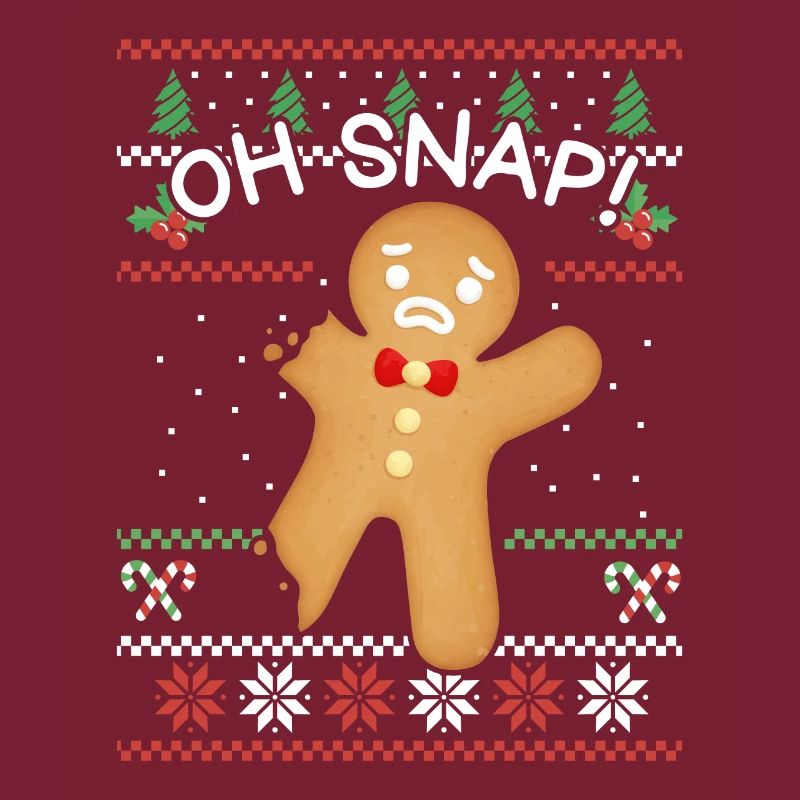 Oh Snap Lebkuchenmann Weihnachts-Backoutfit