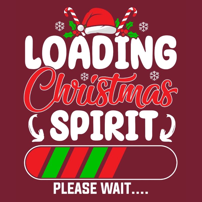 Loading Christmas Spirit Please Wait.... Santa Hol