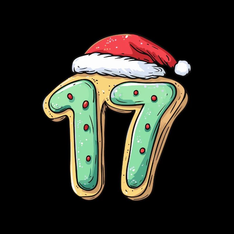 Biscuit de Noël à 17 chiffres