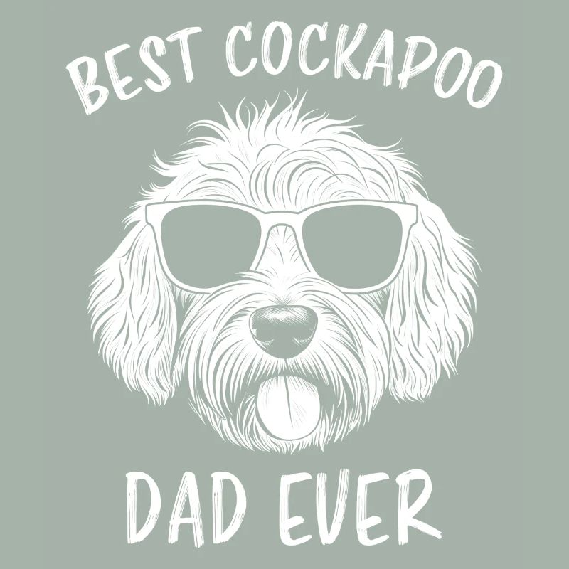 Cockapoo Saying Dad Funny Cockapoo Gift