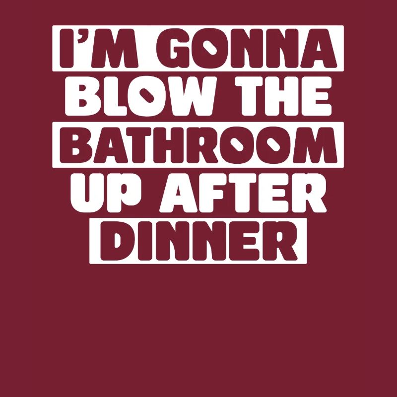 Ich Sprenge Das Badezimmer Nach Dem Abendessen