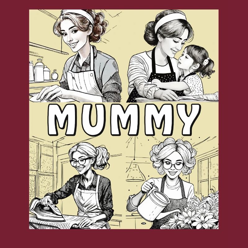 FRAU HAUSARBEIT MUMMY