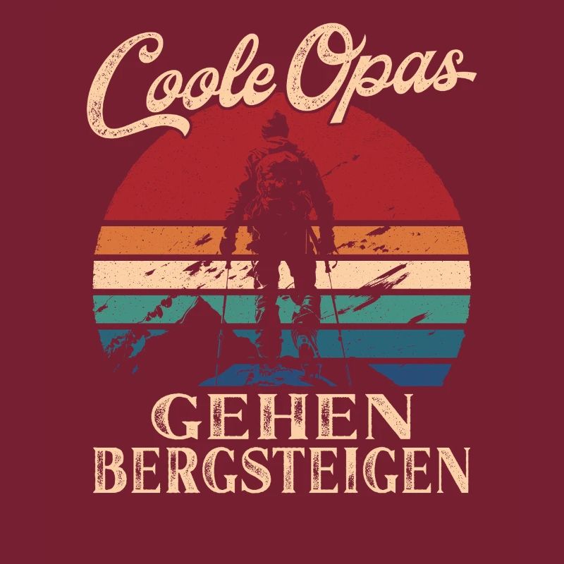 Cool Mpas Marche Alpinisme Rétro Papy