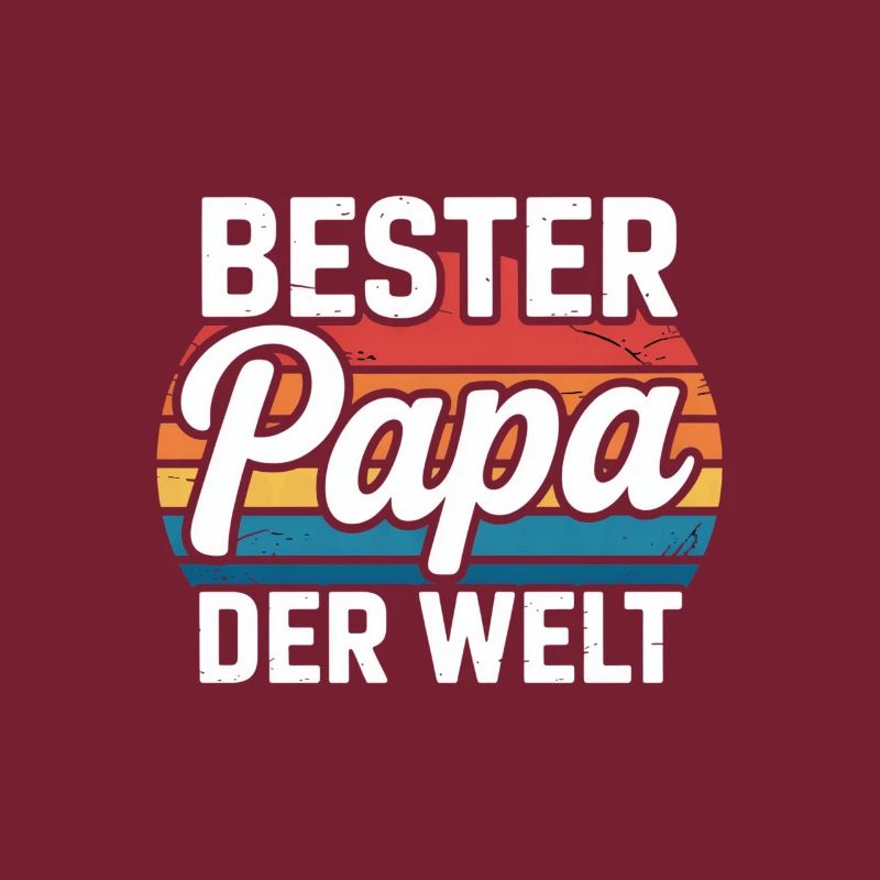 Bester Papa Der Welt Retro Stil