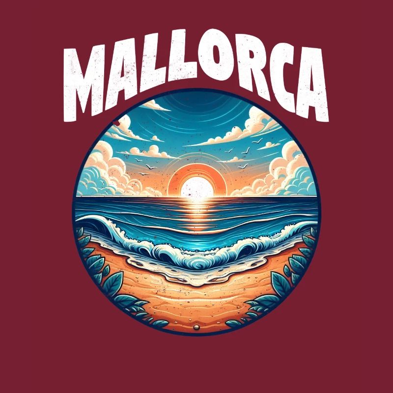 Plage de Majorque Coucher de soleil