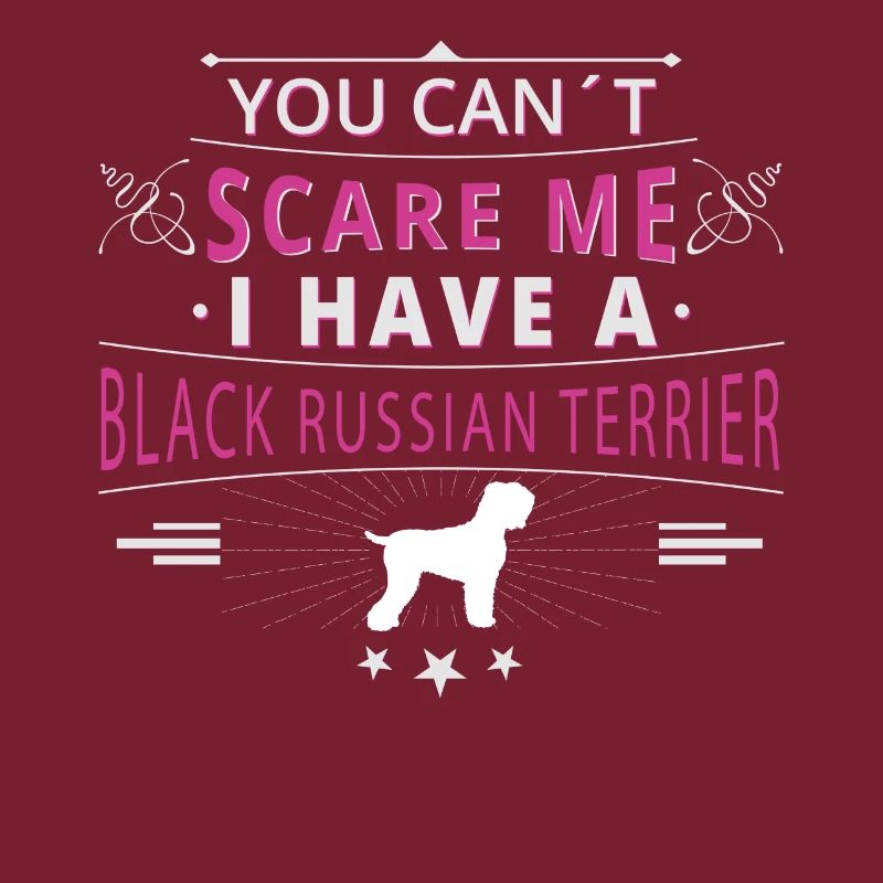 Russischer Schwarzer Terrier scare