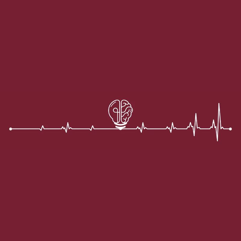 Idée de rythme cardiaque cérébral