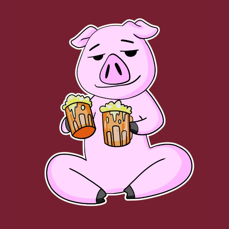 Pork with beer