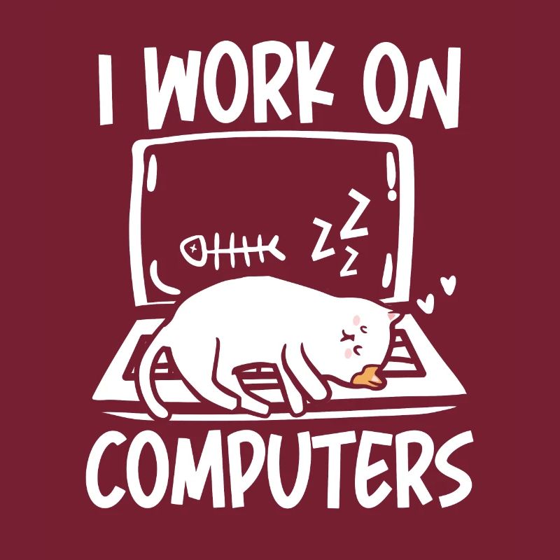 I work on computers