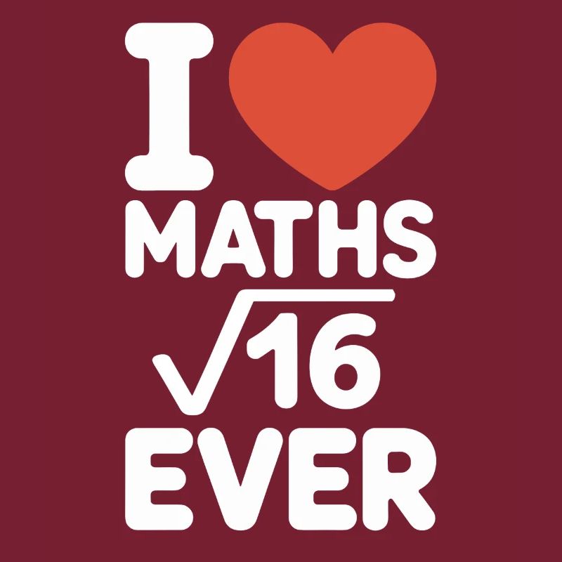 Math J’adore les maths Maths Nerd Professeur de mathématiques