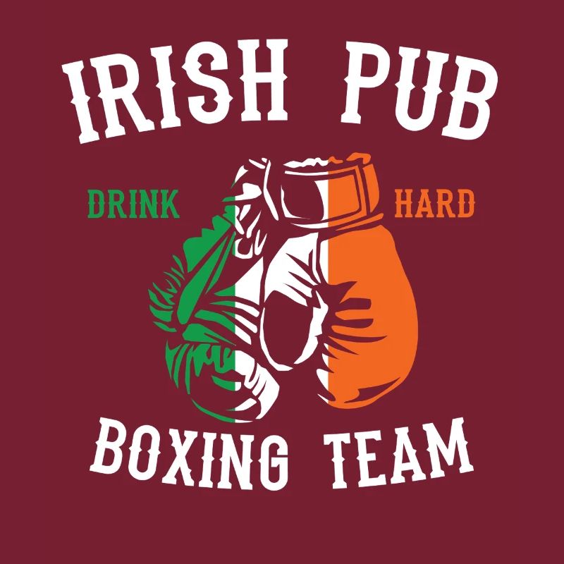 Irisches Pub-Boxteam