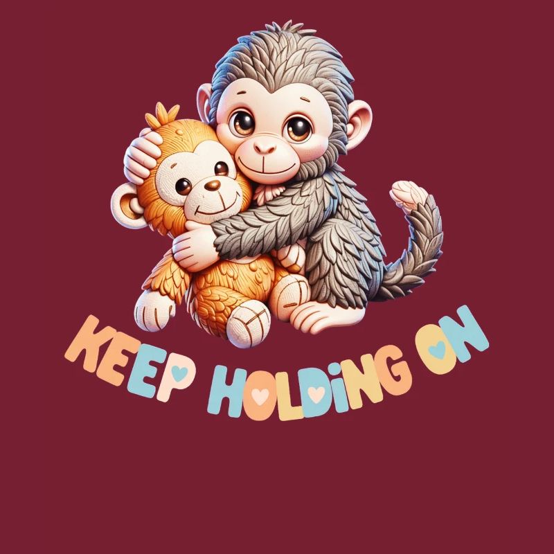 Hugging Monkeys Keep Holding