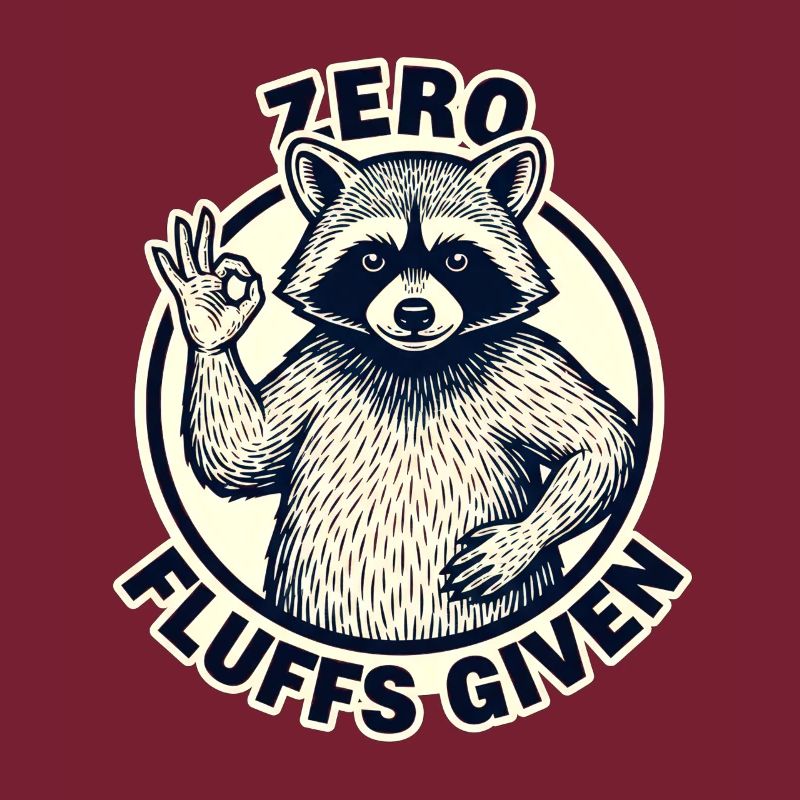Zero Fluffs avec le logo du raton laveur