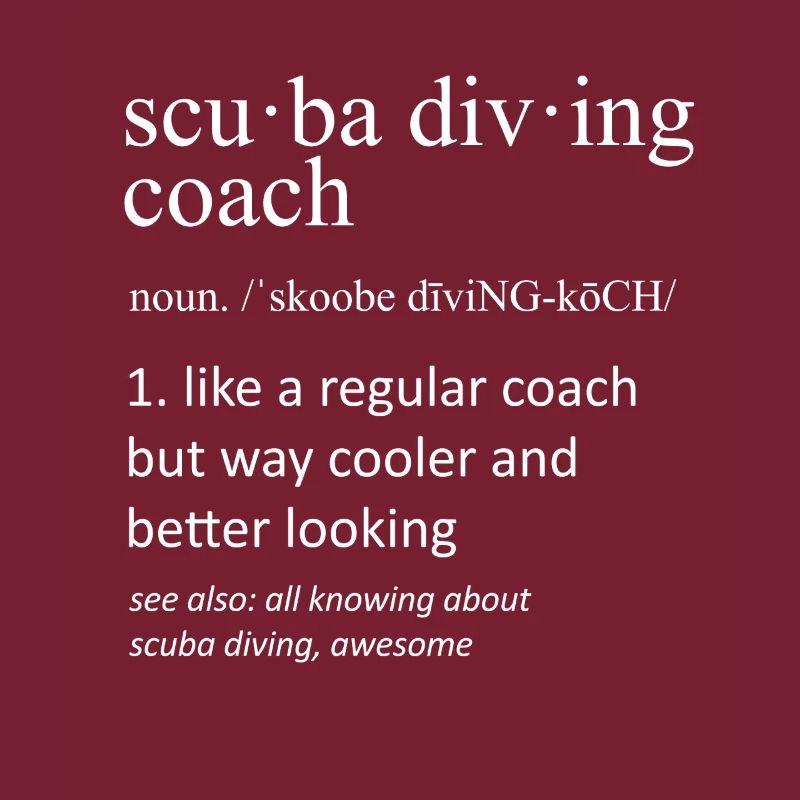 Scuba Diving Coach Definition Diver
