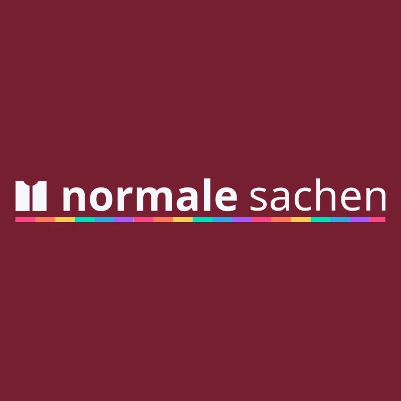 Normal Sachen Logo Regenbogen