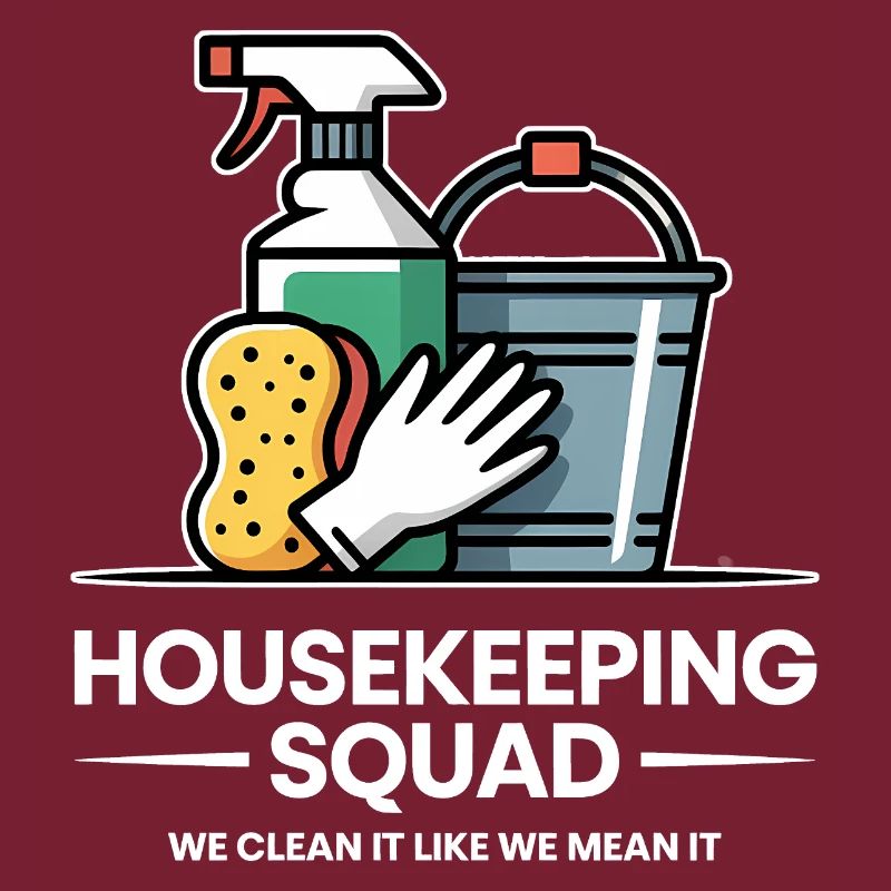 Funny Cleaning Design