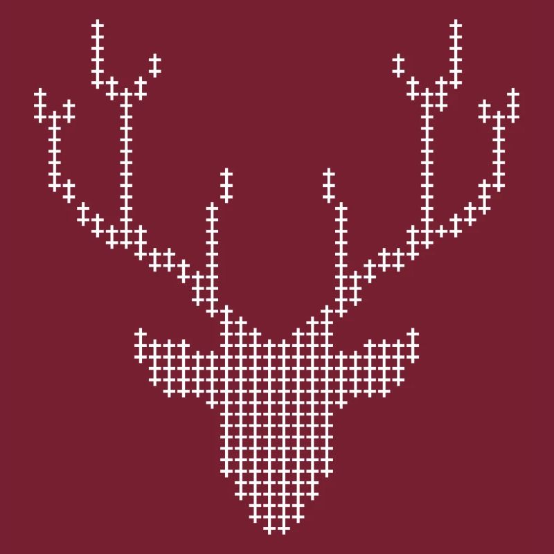 Pixel Deer-Geweihe