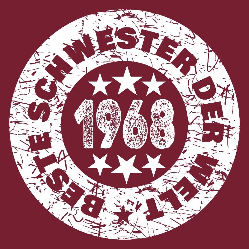 Retro Badge 1968 Circle Stamp