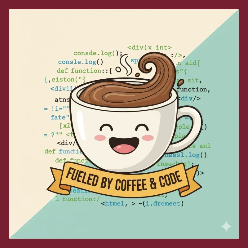 Happy Coffee Mug and Code