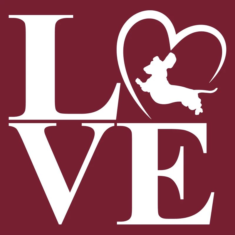 Teckel Dackel Love Heart