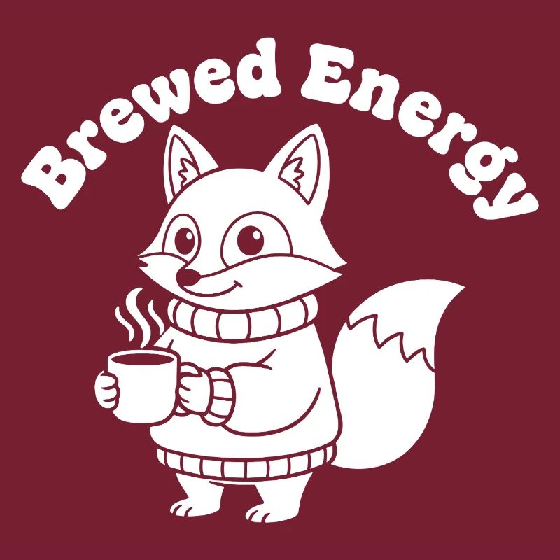 KaffeeFuchs Pullover Motiv