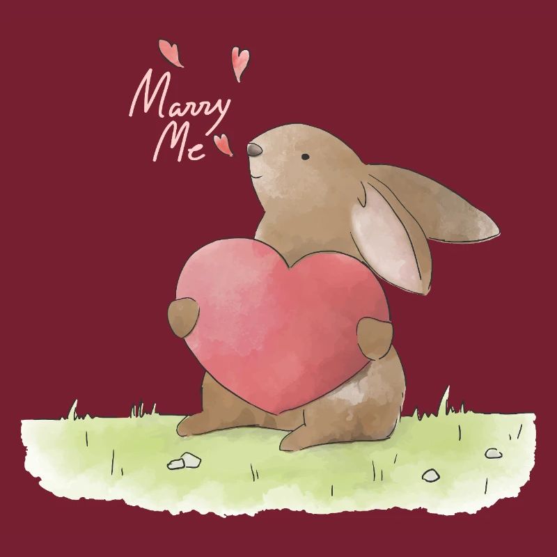 Illustration de demande en mariage : Demande en mariage