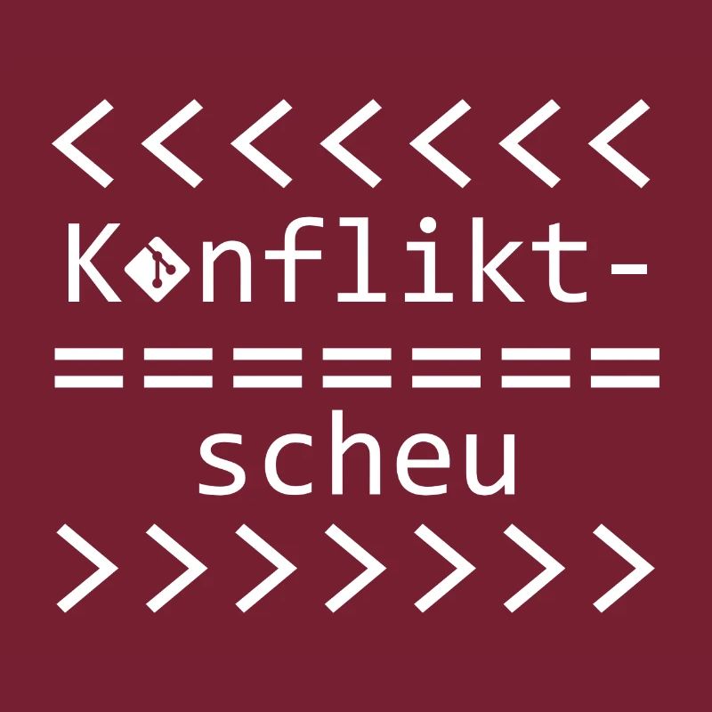 Chemise Git Nerd Aversion aux conflits