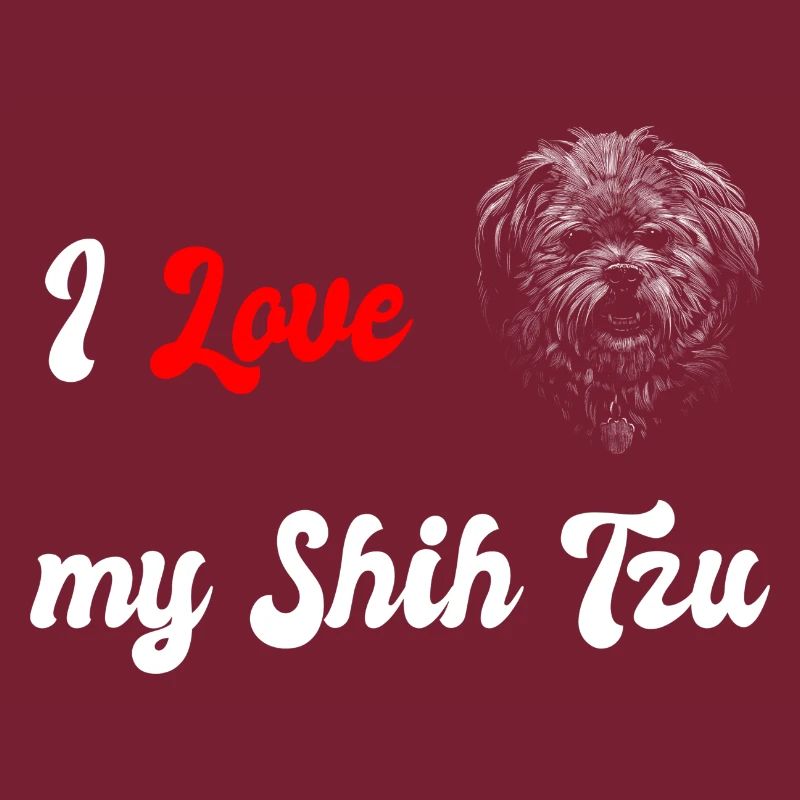 J'adore le design de mon chien Shih Tzu.