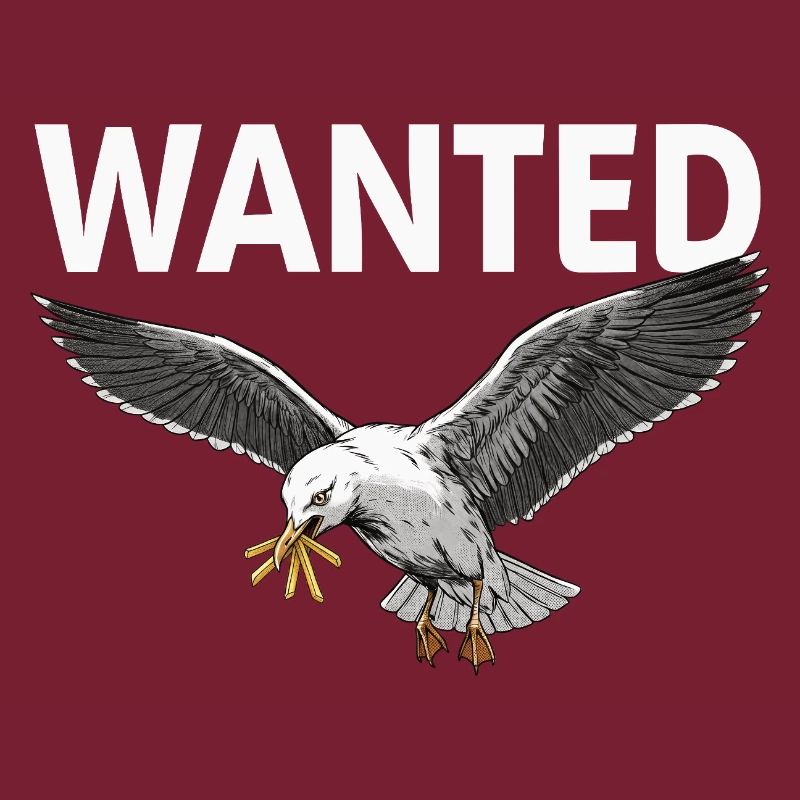 Gesuchte Pommes-möwe